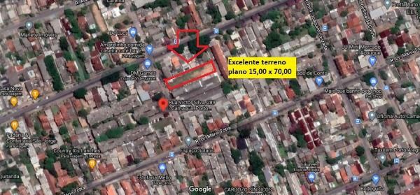 Terreno com 1.050m² no bairro Camaquã em Porto Alegre para Comprar